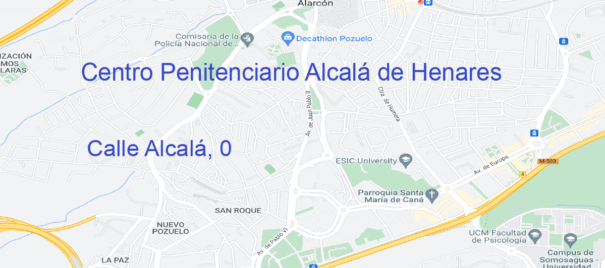 Oficina Calle   Alcalá, 0 en Alcalá de Henares - Centro Penitenciario