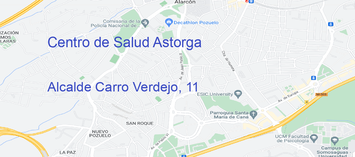 Oficina Calle Alcalde Carro Verdejo, 11 en Astorga - Centro de Salud