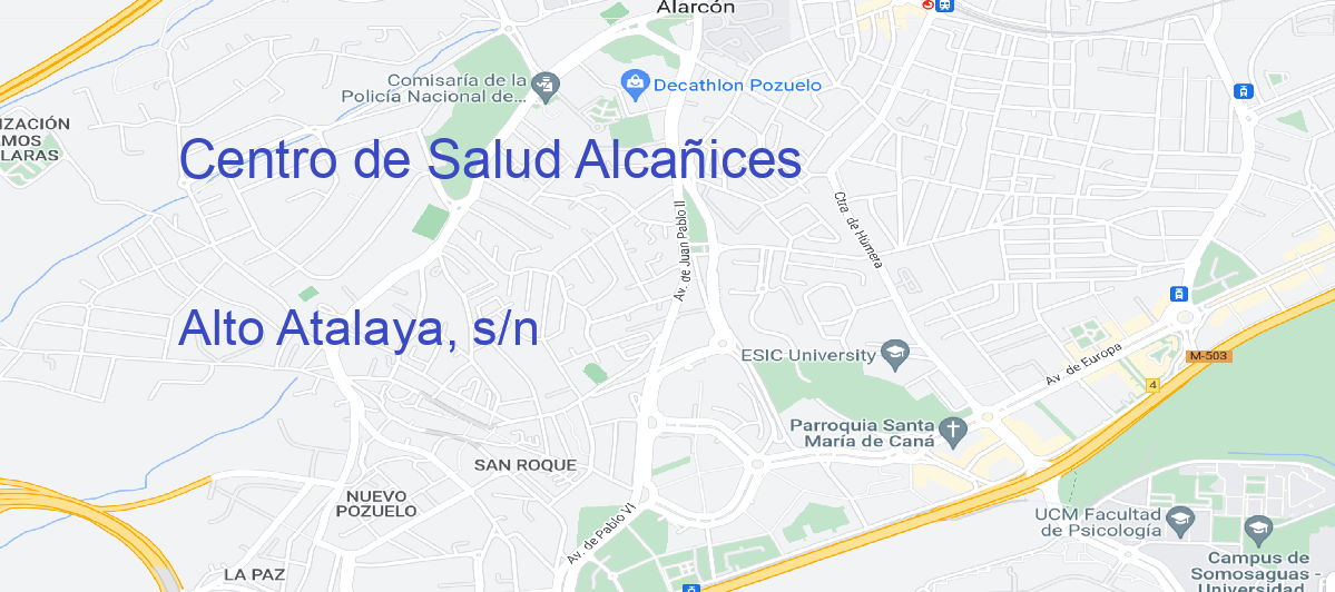 Oficina Calle Alto Atalaya, s/n en Alcañices - Centro de Salud