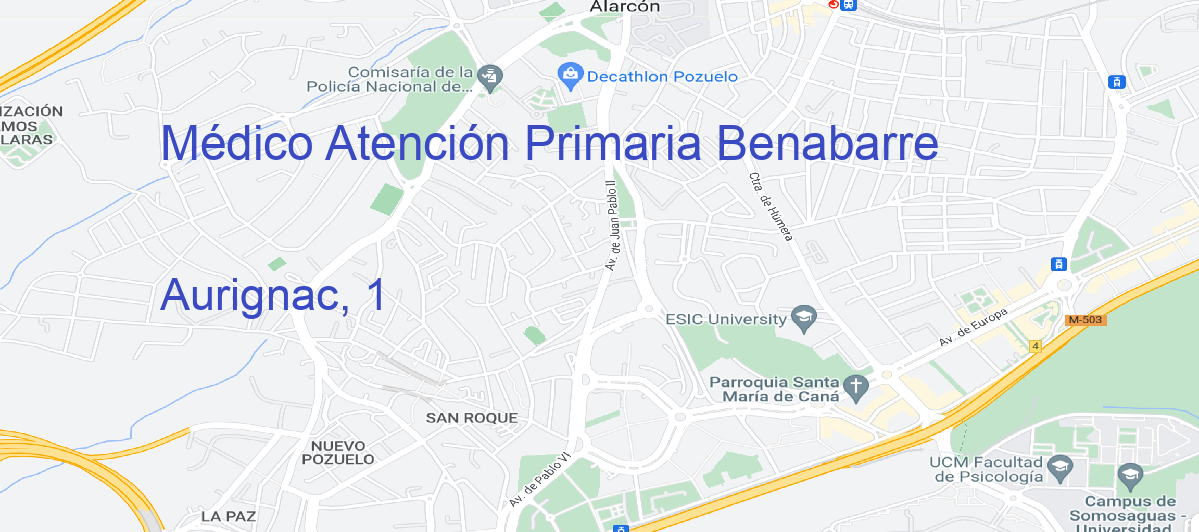 Oficina Calle Aurignac, 1 en Benabarre - Médico Atención Primaria