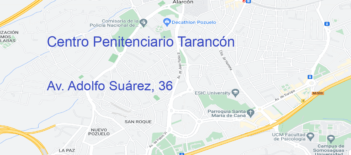 Oficina Calle Av. Adolfo Suárez, 36 en Tarancón - Centro Penitenciario