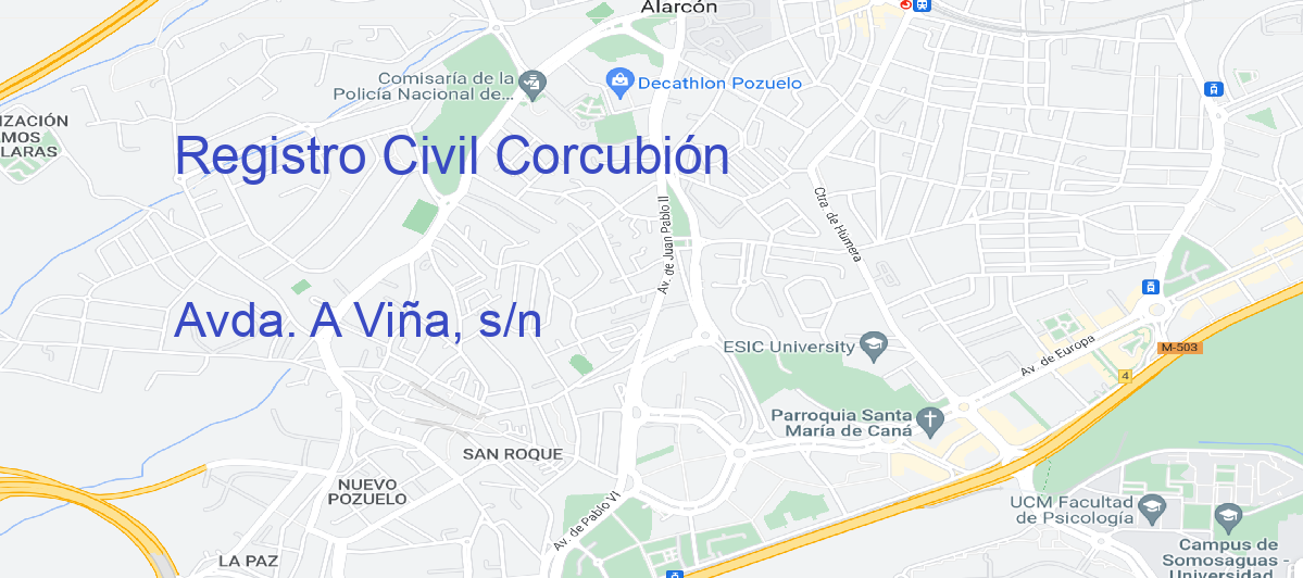 Oficina Calle Avda. A Viña, s/n en Corcubión - Registro Civil