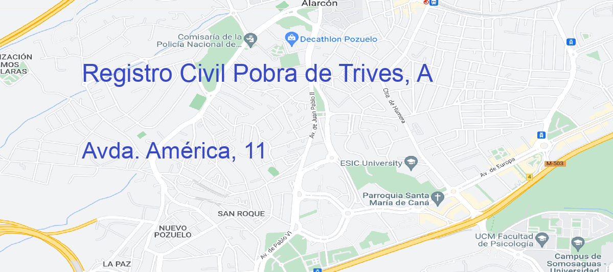 Oficina Calle Avda. América, 11 en Pobra de Trives, A - Registro Civil