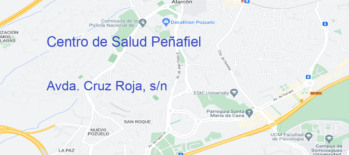 Oficina Calle Avda. Cruz Roja, s/n en Peñafiel - Centro de Salud