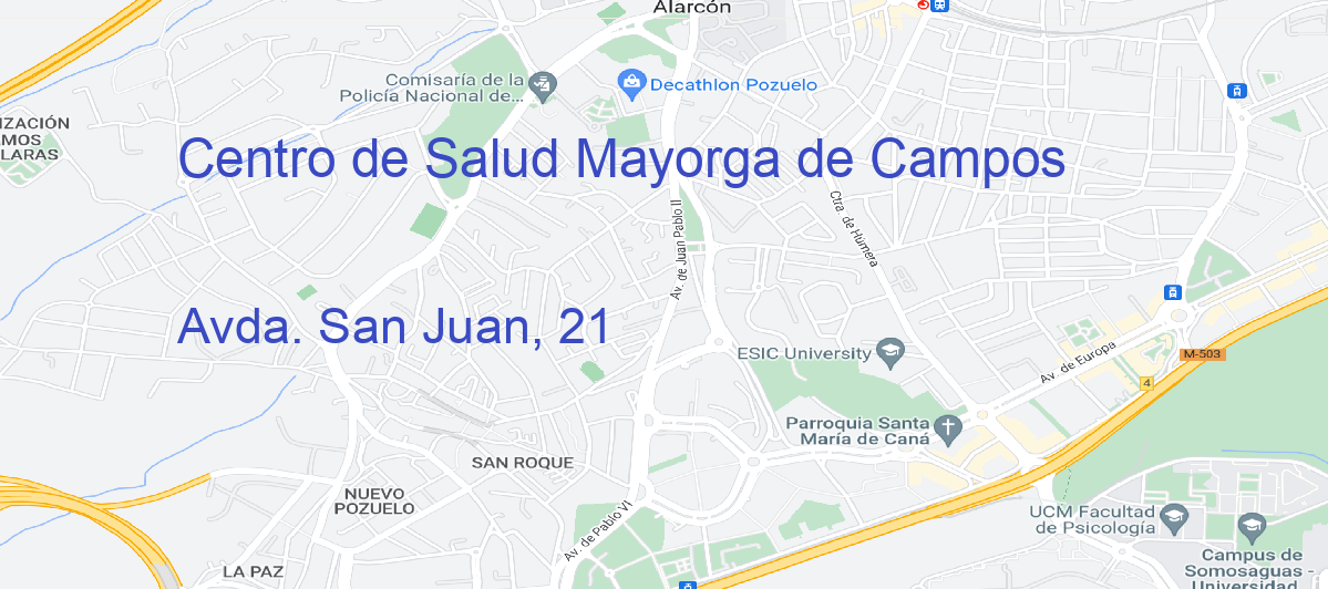 Oficina Calle Avda. San Juan, 21 en Mayorga De Campos - Centro de Salud