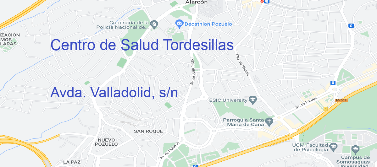 Oficina Calle Avda. Valladolid, s/n en Tordesillas - Centro de Salud