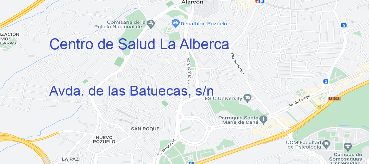 Oficina Calle Avda. de las Batuecas, s/n en La Alberca - Centro de Salud