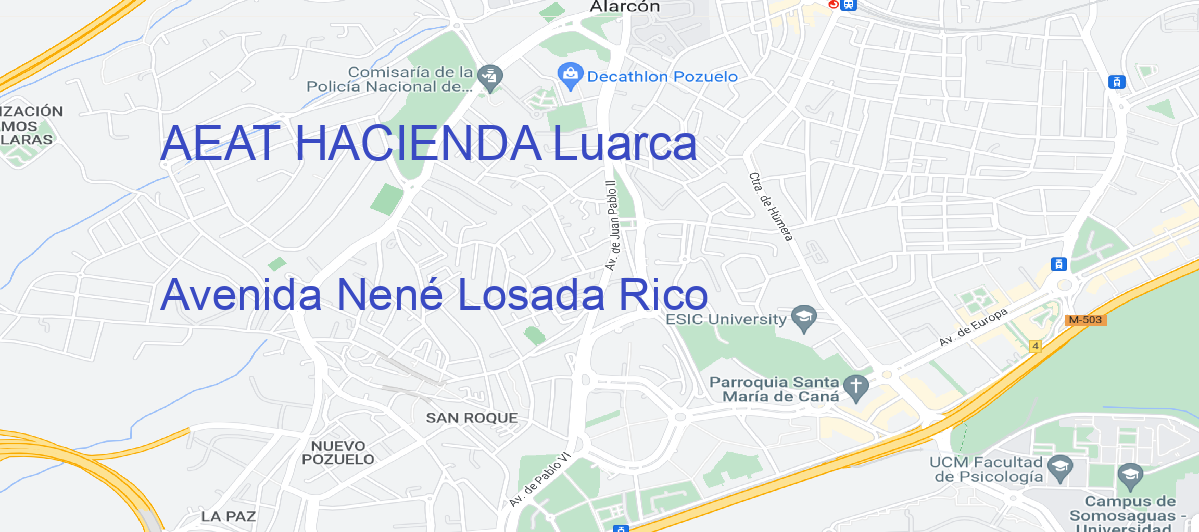 Oficina Calle Avenida Nené Losada Rico en Luarca - AEAT HACIENDA