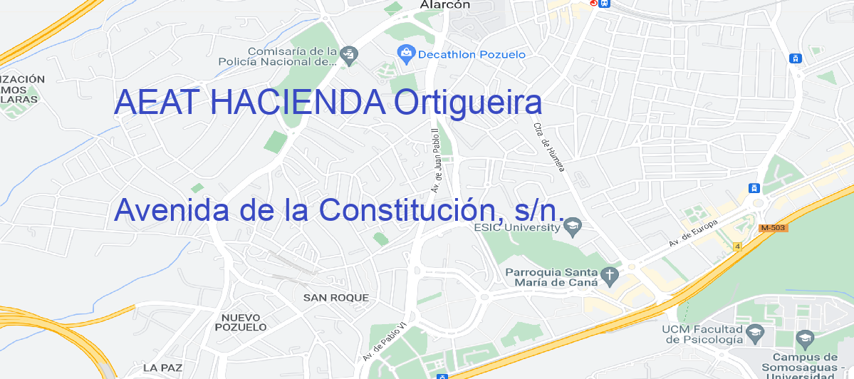 Oficina Calle Avenida de la Constitución, s/n. en Cebreros - AEAT HACIENDA