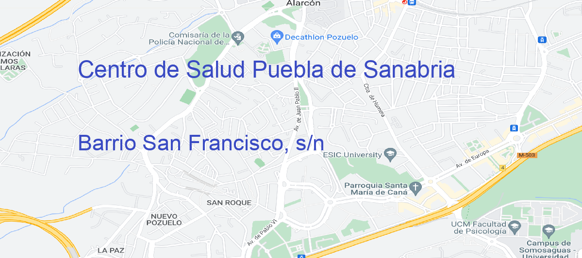 Oficina Calle Barrio San Francisco, s/n en Puebla de Sanabria - Centro de Salud