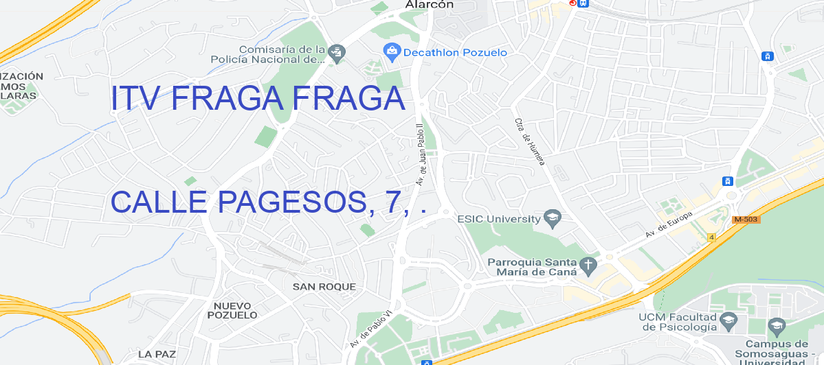 Oficina Calle CALLE PAGESOS, 7, . en Fraga - ITV FRAGA