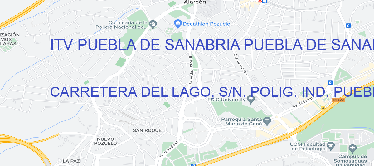 Oficina Calle CARRETERA DEL LAGO, S/N. POLIG. IND. PUEBLA DE SANABRIA PARCELA 31 en Puebla de Sanabria - ITV PUEBLA DE SANABRIA