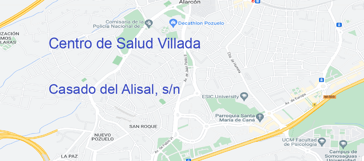 Oficina Calle Casado del Alisal, s/n en Villada - Centro de Salud