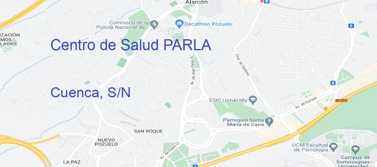 Oficina Calle Cuenca, S/N en Parla - Centro de Salud