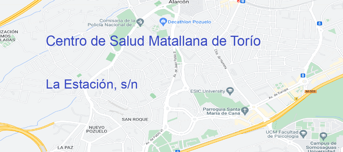 Oficina Calle La Estación, s/n en Matallana de Torío - Centro de Salud