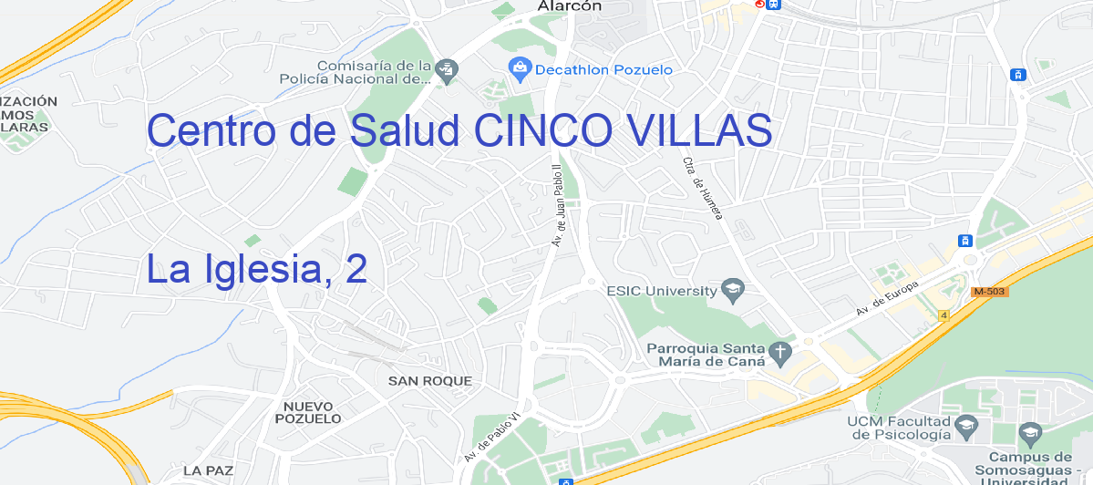 Oficina Calle La Iglesia, 2 en Cinco Villas - Centro de Salud