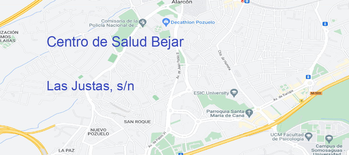 Oficina Calle Las Justas, s/n en Béjar - Centro de Salud