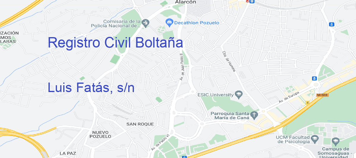 Oficina Calle Luis Fatás, s/n en Boltaña - Registro Civil