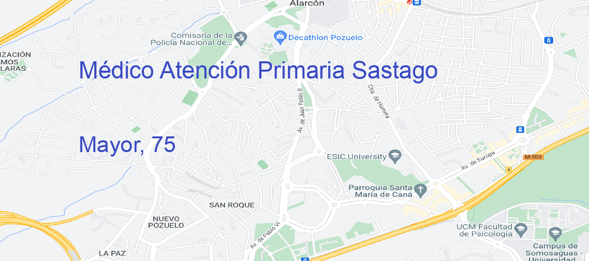 Oficina Calle Mayor, 75 en Sástago - Médico Atención Primaria