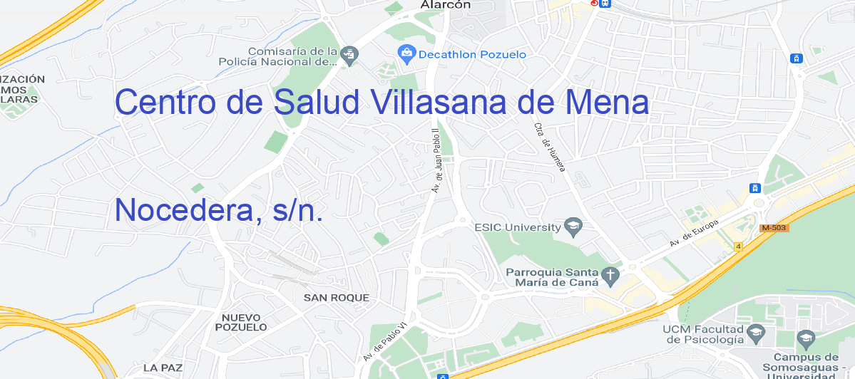 Oficina Calle Nocedera, s/n. en Villasana De Mena - Centro de Salud