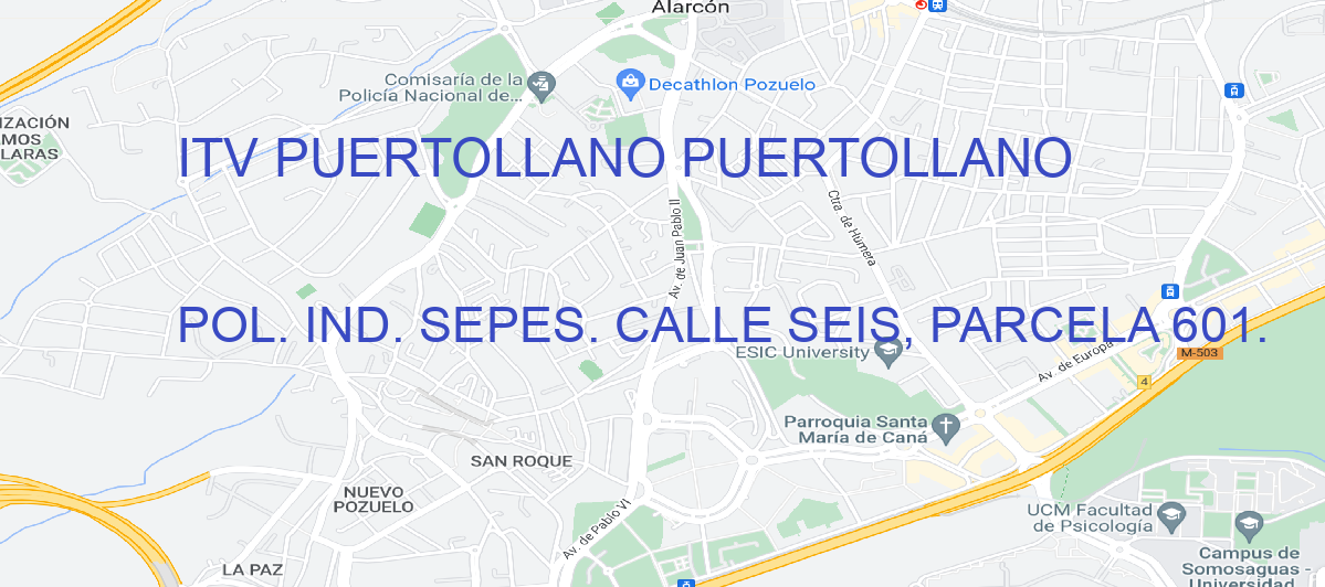 Oficina Calle POL. IND. SEPES. CALLE SEIS, PARCELA 601. en Puertollano - ITV PUERTOLLANO