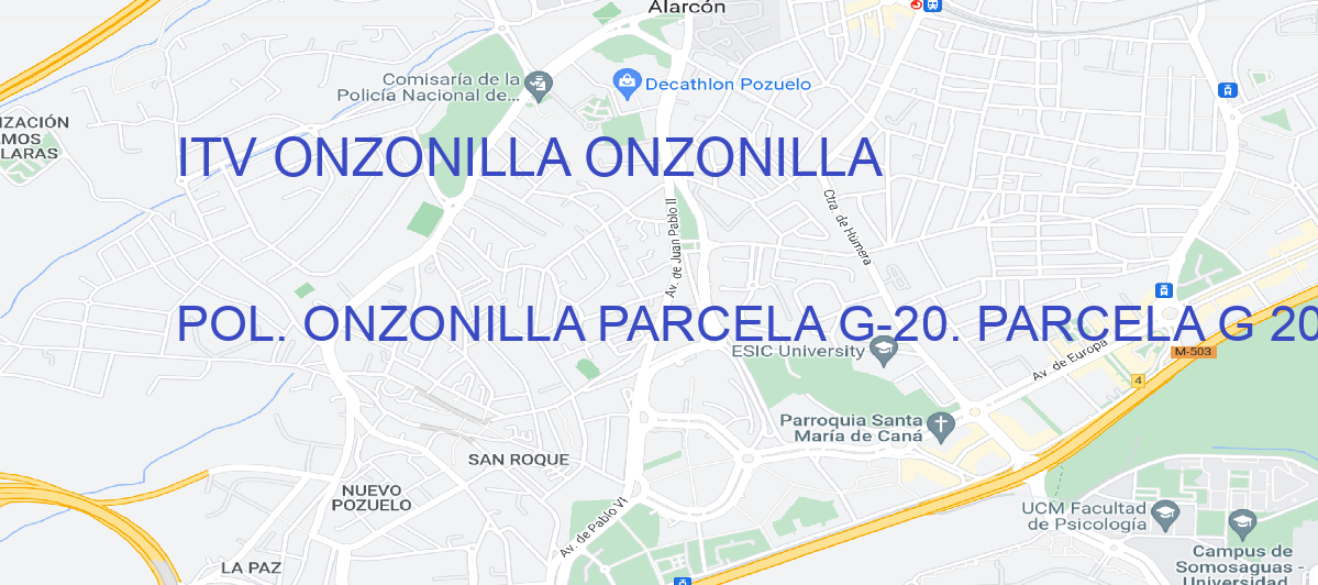 Oficina Calle POL. ONZONILLA PARCELA G-20. PARCELA G 20 en Onzonilla - ITV ONZONILLA