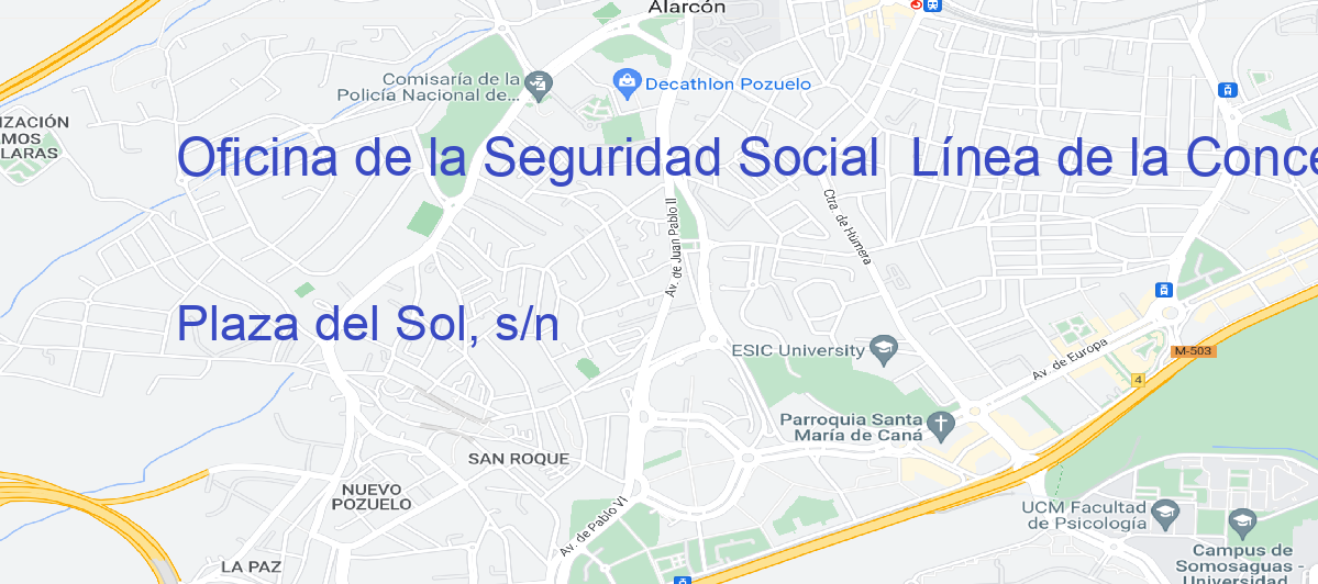 Oficina Calle Plaza del Sol, s/n en Línea de la Concepción, La - Oficina de la Seguridad Social 