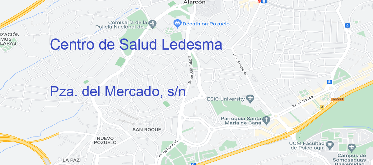 Oficina Calle Pza. del Mercado, s/n en Ledesma - Centro de Salud