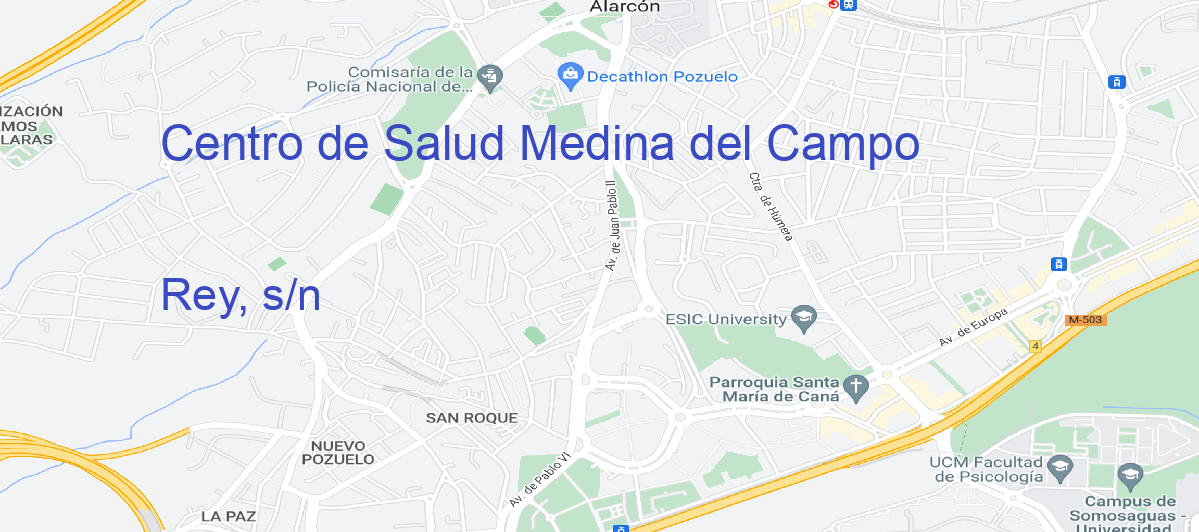 Oficina Calle Rey, s/n en Medina del Campo - Centro de Salud