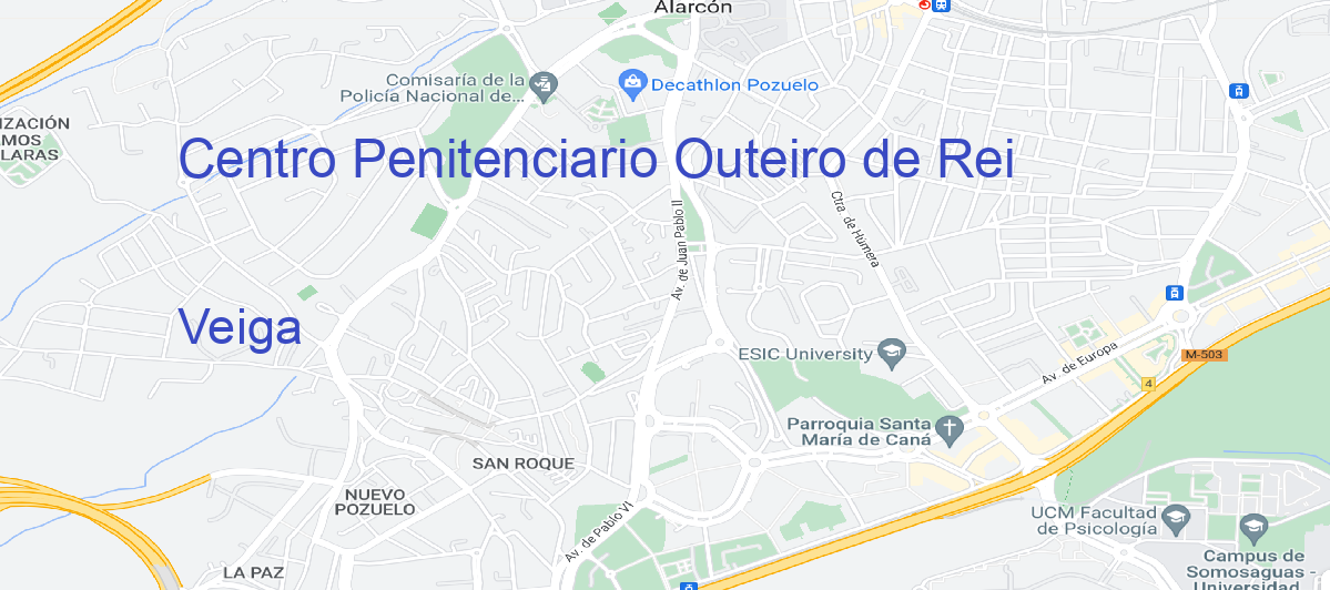 Oficina Calle Veiga en Outeiro de Rei - Centro Penitenciario