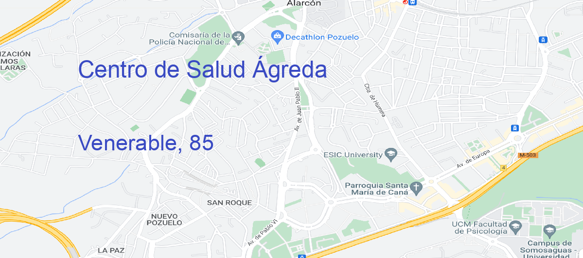 Oficina Calle Venerable, 85 en Ágreda - Centro de Salud