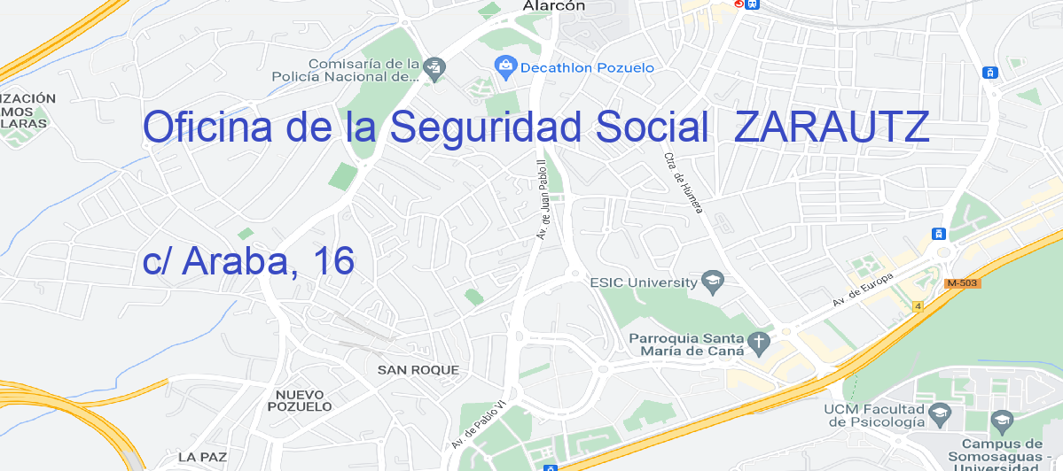 Oficina Calle c/ Araba, 16 en Zarautz - Oficina de la Seguridad Social 